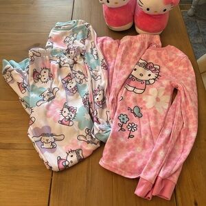 Hello Kitty Pink and White Kids Pajama Set